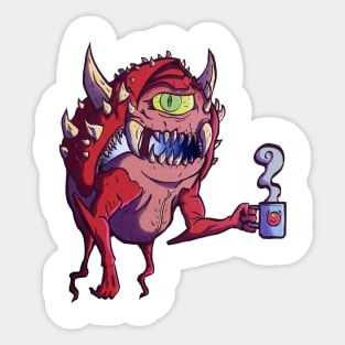 Hot Mug of Caco Sticker